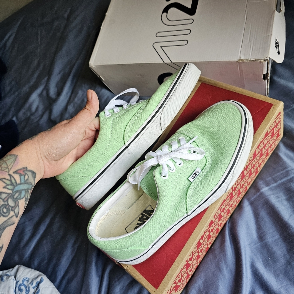 Ash green vans